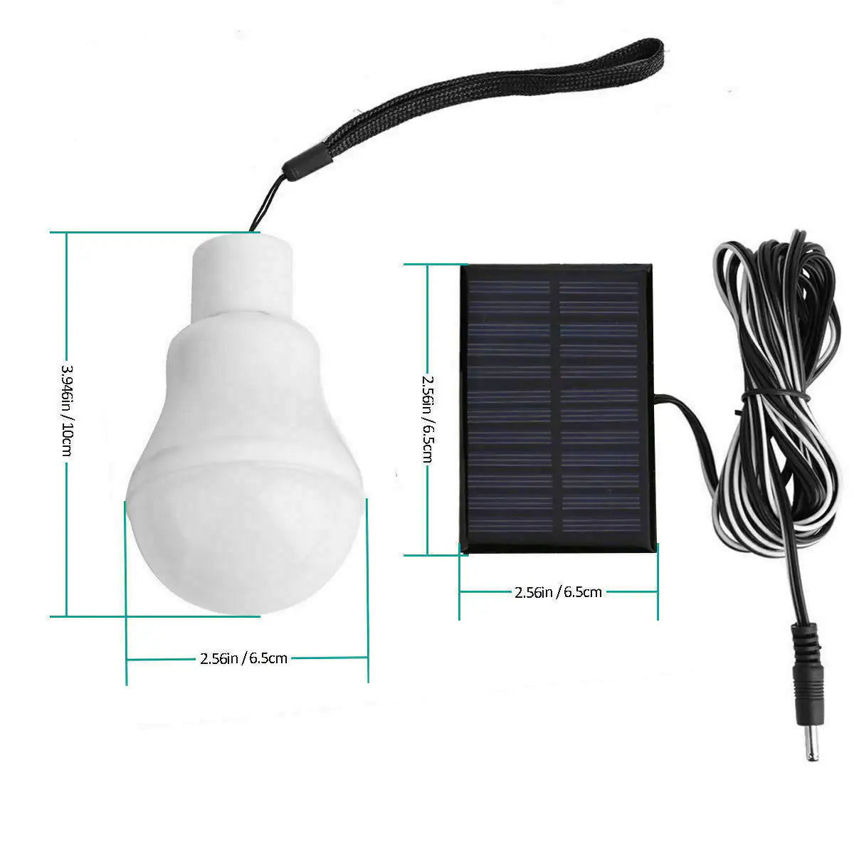 Solar Powered Panel LED Lighting System Lights 15W Portable Bulb Outdoor Indoor