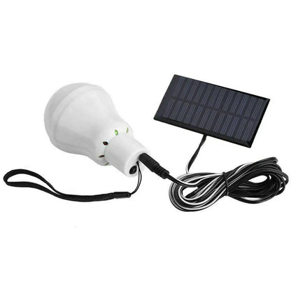 Solar Powered Panel LED Lighting System Lights 15W Portable Bulb Outdoor Indoor