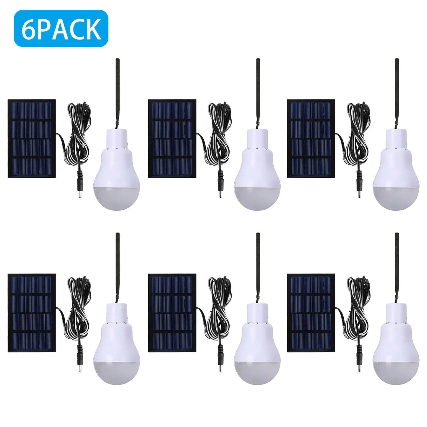 Solar Powered Panel LED Lighting System Lights 15W Portable Bulb Outdoor Indoor